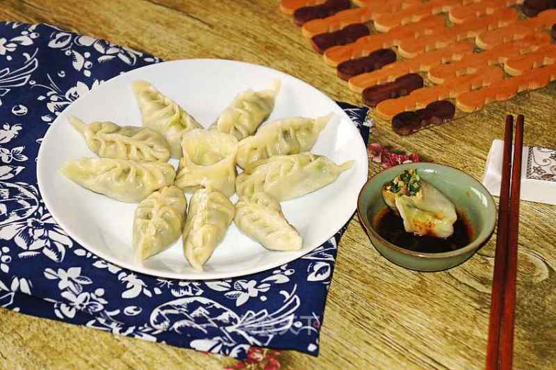 Dumplings with Leek and Pleurotus Eryngii Stuffing recipe