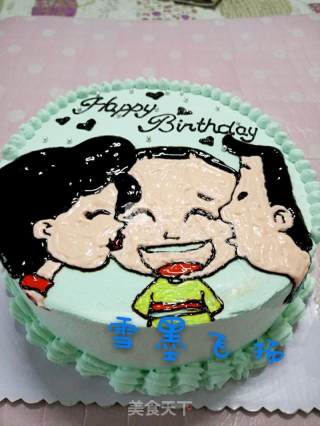 Big Head Son Birthday Cake recipe