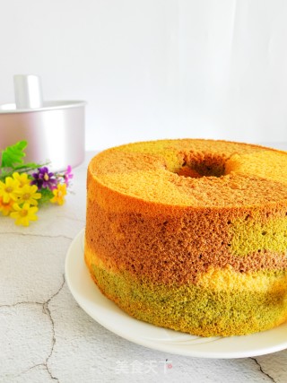 Camouflage Chiffon Cake recipe