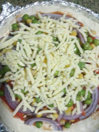 Sausage Mixed Vegetable Pizza recipe