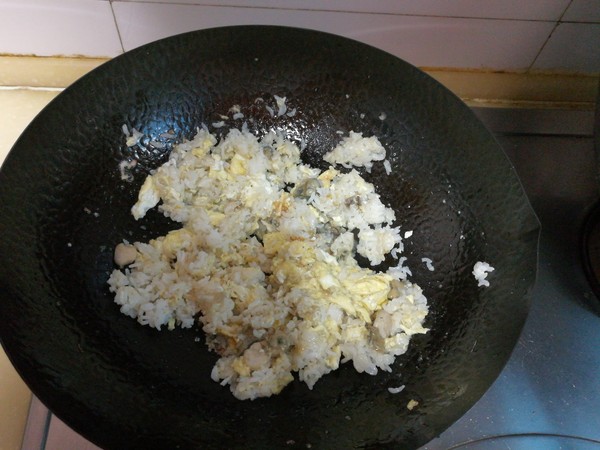 Fried Rice with Sea Oysters recipe