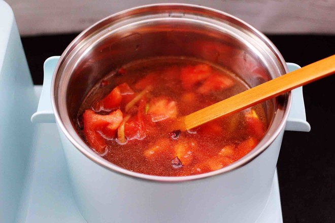 Shrimp, Tomato, Dried Bean Soup recipe
