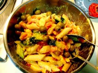 Cool and Delicious—"mustard Assorted Pasta" recipe