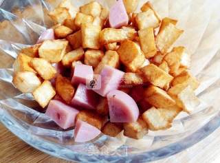 Potato Diced Ham Egg recipe