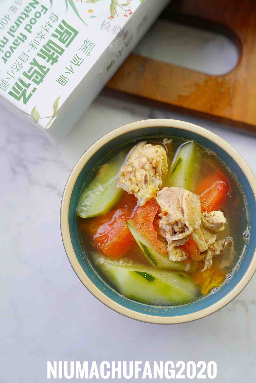 Summer Fruit Chicken Soup recipe