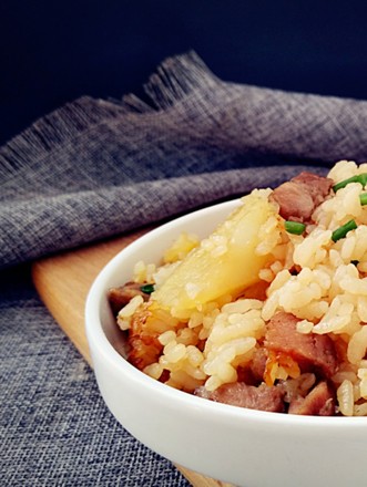Sausage and Potato Braised Rice