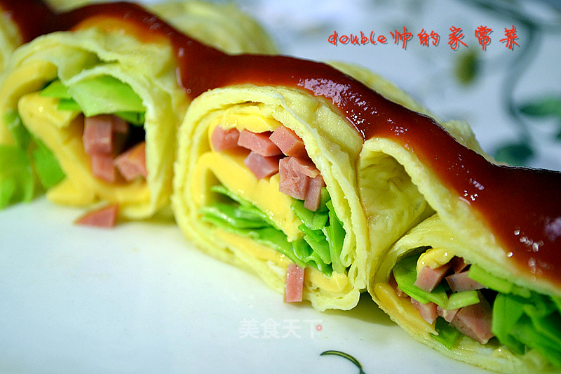 Quick Breakfast-[cheese Egg Rolls] recipe