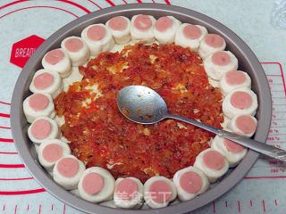 Lace【salami Pizza】 recipe