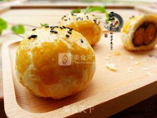 #aca烤明星大赛# Egg Yolk Crisp recipe