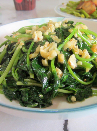 Minced Garlic Spinach recipe