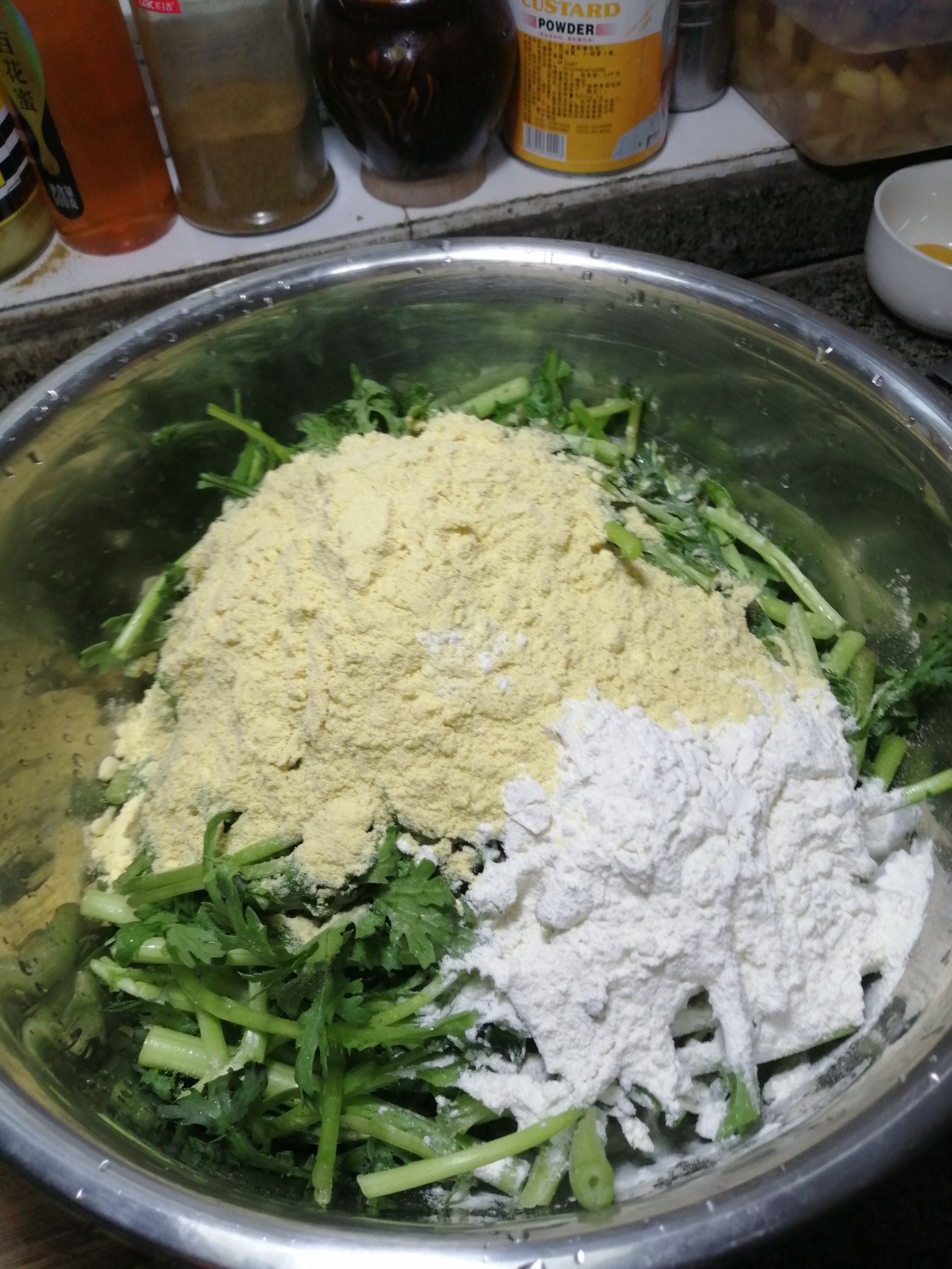 Simple Steamed Chrysanthemum recipe