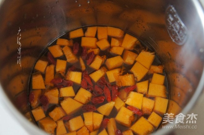 Black Millet Pumpkin Soup recipe