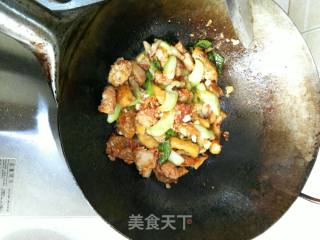 Loofah Chicken Fillet Rice recipe