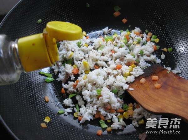 Beef Corn Fried Rice recipe