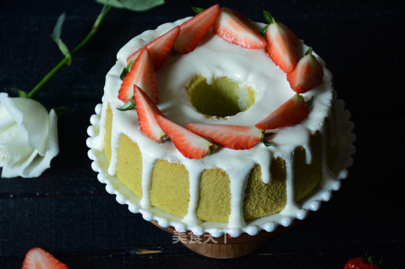 #the 4th Baking Contest and is Love to Eat Festival #spinach Chiffon recipe