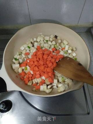 Pleurotus Eryngii Fried Peas recipe