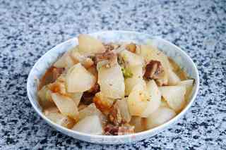 Braised Pork with White Radish recipe