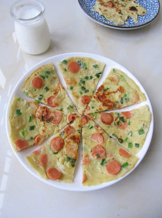 Green Onion Ham Omelet recipe