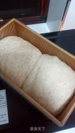 #四节 Baking Competition And是爱吃节# Whole Wheat Cocoa Two-color Toast recipe