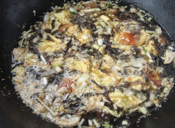 Tomato Egg Seaweed recipe