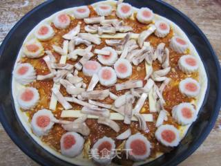 [diy New Orleans Bbq Pizza] Produced by Xiaowenzi~~[diy Bbq Lace Pizza] recipe