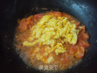 Scrambled Eggs with Tomatoes recipe