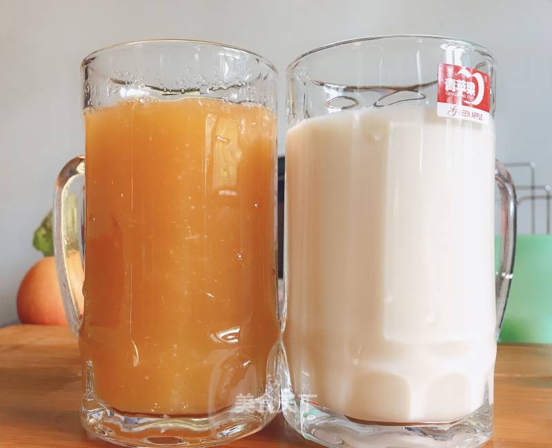 Apple Juice➕pear Milk Juice recipe
