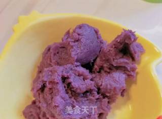 Purple Sweet Potato Rice Ball recipe