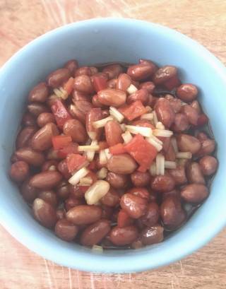 Peanuts Mixed with Parsley recipe