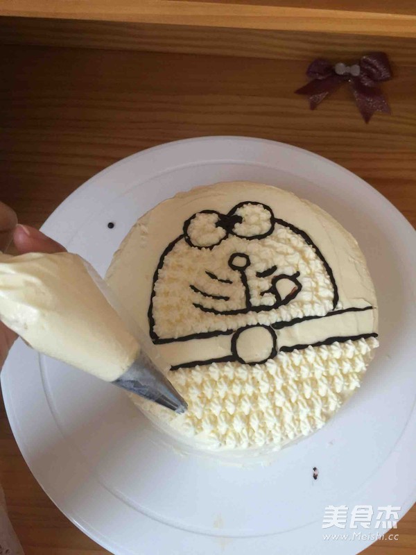 Cartoon Pattern Birthday Cake recipe