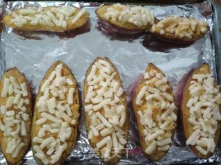 Baked Sweet Potato with Cheese recipe