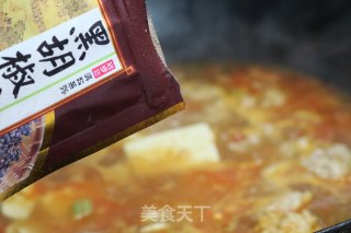 Tomato Meatball Tofu Soup recipe