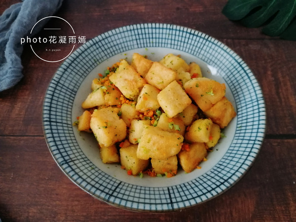 Fried Steamed Buns with Vegetables recipe