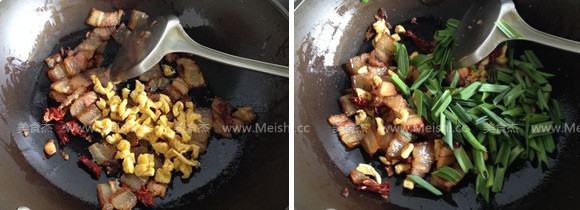 Stir-fried Bacon with Dried Radish recipe