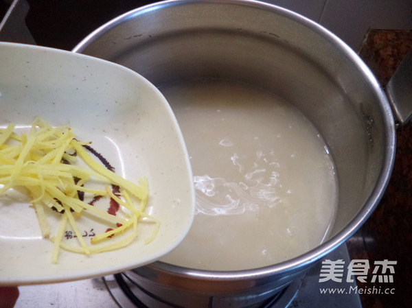 Shredded Lettuce Bone Congee recipe