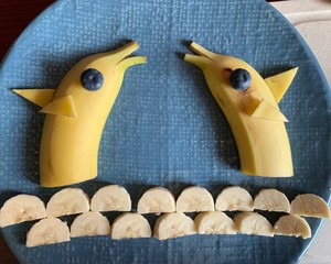 Fruit Platter Creative Dolphin Banana Fruit Cut recipe