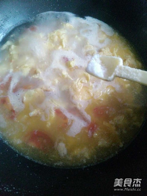 Tomato Soup with Egg recipe
