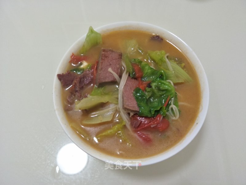 Tomato Beef Noodle recipe