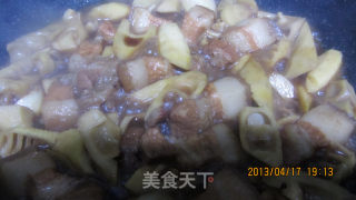 Braised Pork Belly with Spring Bamboo Shoots recipe