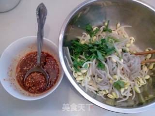 Soy Bean Sprouts Mixed with Vermicelli recipe