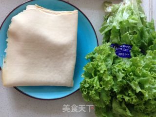 Bean Skin Lettuce Wraps recipe