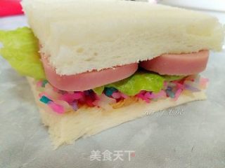 Flower Rice Sandwich recipe