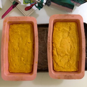 Pumpkin Yam Cake | Microwave Oven Version recipe