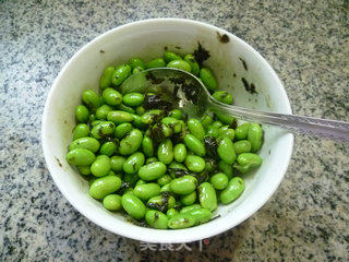 Olive Vegetables Mixed with Edamame recipe