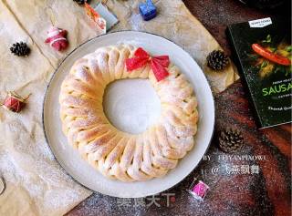 Christmas Wreath Bread recipe