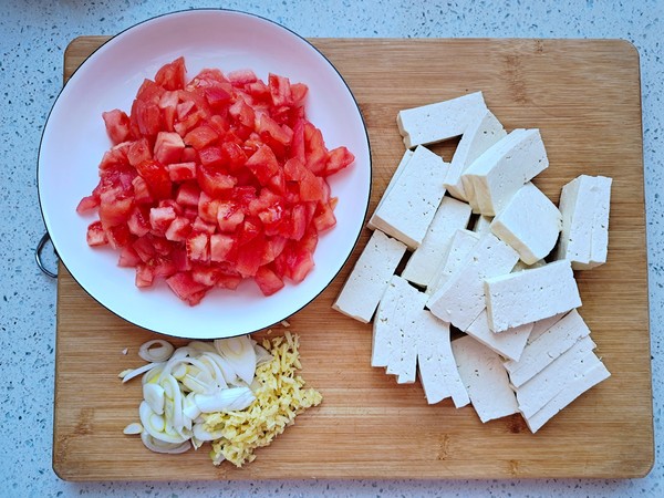 Homemade Tofu in Tomato Sauce recipe