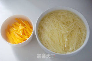 Refreshing and Refreshing Taste-three Silk Noodles recipe