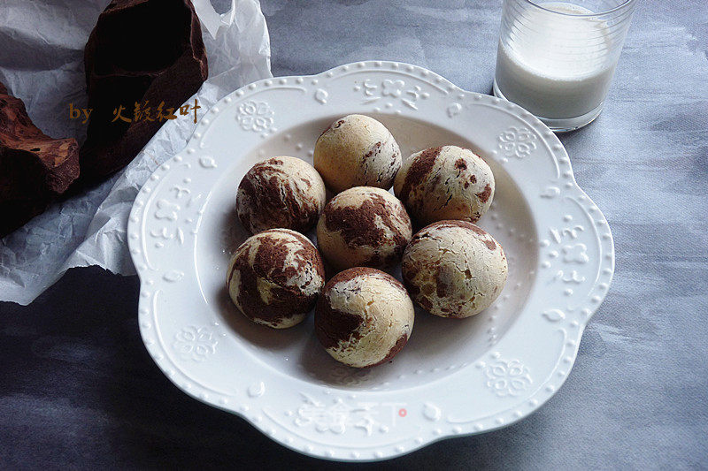 Chocolate Marble Mochi Bun recipe