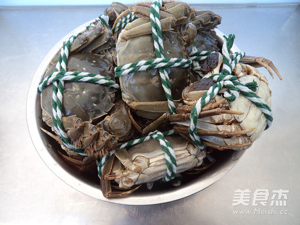 Steamed Hairy Crabs recipe