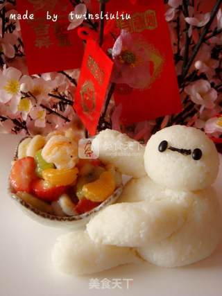Fried Shrimp with Fruit recipe